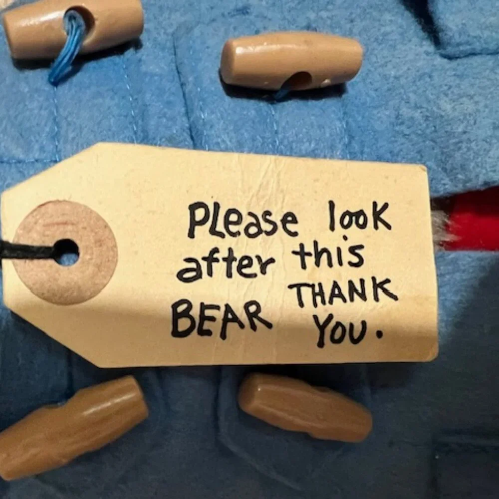 Vintage Paddington Bear plush toy Eden Toys‎ 70's 80's collectible memories